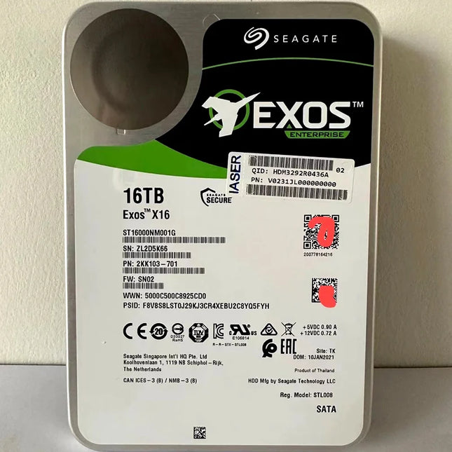 Original Brand New Seagate  ST16000NM001G  16TB SATA Enterprise Hdd  Hard Drive