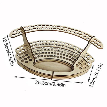 Paint Brush Holder 140 Holes Wooden Paint Brush Holder Stand Desk Organizer Watercolor Brush Tray Rack For Pencils Paint Brushes