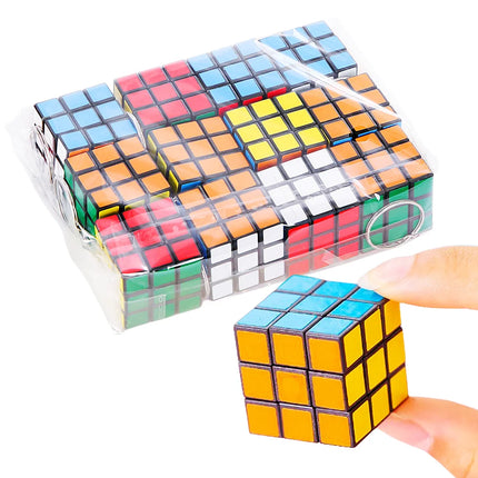 12Pcs 3cm Mini Magic Cube Children Educational Toys Kindergarten Prize Kids Birthday Party Favors Goodie Bag Pinata Fillers