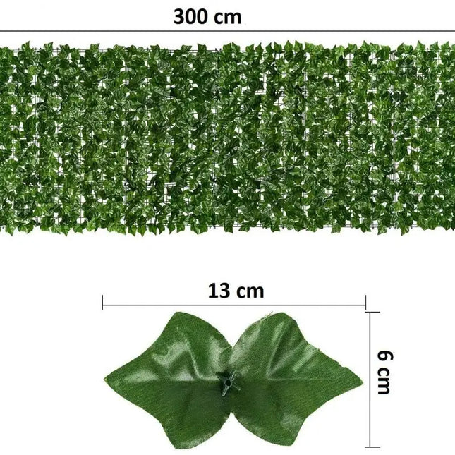 Artificial Leaf Privacy Fence Roll Wall Landscaping Fence Privacy Fence Screen Outdoor Garden Backyard Balcony Fence Privacy