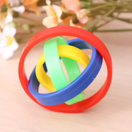 1-6pcs Stress Relief Sensory Fidget Toys Children 3D Novelty Rainbow Finger Spinners Kid Decompression  Intelligence Games