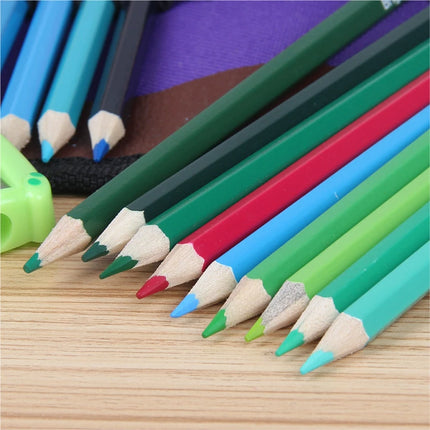 72 color wooden crayon, lead-free non-toxic oily pencil, school pen, painting, sketching