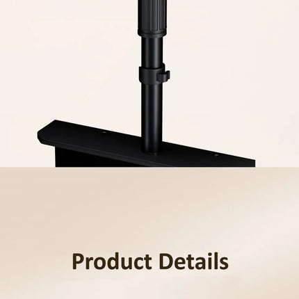 OUTMIX Bed Tablet Stand for 4-12.9 inches Phone Tablet Lazy Arm Bed Desk Tablet Mount Telescopic Support for iPad Mini Free Clip