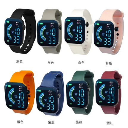 Disposable Electronic Watch for Men Wowen Digital Kids Watch Electronic LED Wristwatch Sport Waterproof Watches Non Rechargeable