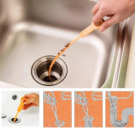 85cm Kitchen Cleaning Brushes Flexible Long Sink Claw Pick Up Bathroom Cleaning Tools Bend Curve Grabber Tool With Spring Grip