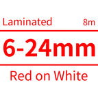 Red on White / 9mm