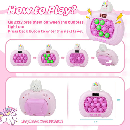 999 Level Electronic Pop-Push Quick Push Game Console Suitable for Adults and Childrens Toys Christmas Gifts Stress Relief Toys