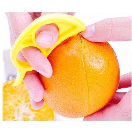 6pcs Creative Orange Peeler Lemon Slicer Fruit Stripper Easy Opener Citrus Knife Kitchen Gadget Gadget (Random Color)