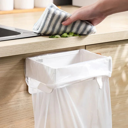 Trash Bag Holder Rack Hanging Organizer Garbage Bag Holder Multi For Kitchen Cabinet Door Storage Cupboard Kitchen Towel Rack
