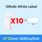 10Rolls 12x22mm