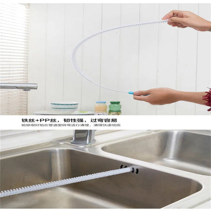 85cm Kitchen Cleaning Brushes Flexible Long Sink Claw Pick Up Bathroom Cleaning Tools Bend Curve Grabber Tool With Spring Grip