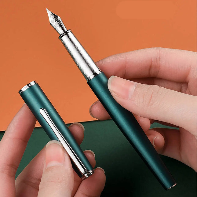 Metal Hongdian 920C Fountain Pen Iridium 0.5mm F nib for office business school supplies Writing ink pens Gifts