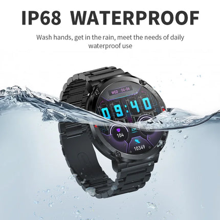 LIGE New Smart Watch Men 1.6 Inch Full Touch Bracelet Fitness Tracker Sports Watches Bluetooth Call Smart Clock Men Smartwatch