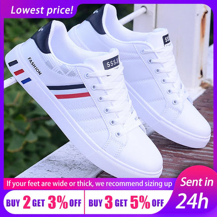 Men Sneakers Outdoor Leather Casual Shoes Tennis Shoe Men Fashion Sports Large Size Running Shoes For Men zapatillas de hombre