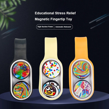 Pop Fidget Anti-Stress Toys For Kids Boys Creative Magnetic Beads Pop Up To Relieve Stress Fingertip Toy For Adults And Children