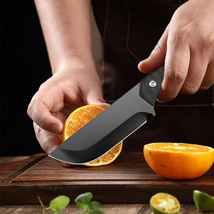 Kitchen Chef Cleaver Knife Set Stainless Steel Meat Fish Fruit Knife Professional Butcher Slicing Boning Knives with Cover