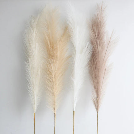 100cm Artificial Pampas Boho Decorative Flowers Home Party Table Flower Arrangement Decoration Wedding Deco Fluffy Reed Grass