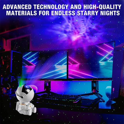 Starry Sky Atmospheric Light Galaxy Projector Astronaut Projection Light LED Night Light Desktop Decoration Light Bedroom Home