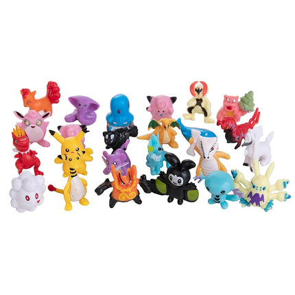 24-144pcs Pokemon Action Figure Pikachu Anime Model 2-3CM Ornamental Decoration Mini Model Doll Toy Kids Christmas Gifts