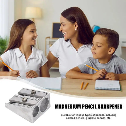 Magnesium Pencil Sharpener Magnesium Metal Graphite Pencils Sharpener Office Supplies Stationery Accessories For Students And