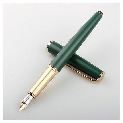 Jinhao 95 Metal Fountain Pen 0.5mm F Nibs writing ink pens for Business Office Student School Stationery Supplies sliver