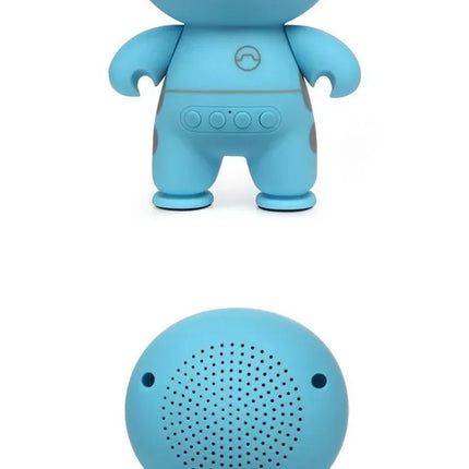 Mini Portable Speaker Cute Cartoon Baymax Smart Handfree Wireless Bluetooth with Microphone Wireless Bluetooth Speaker