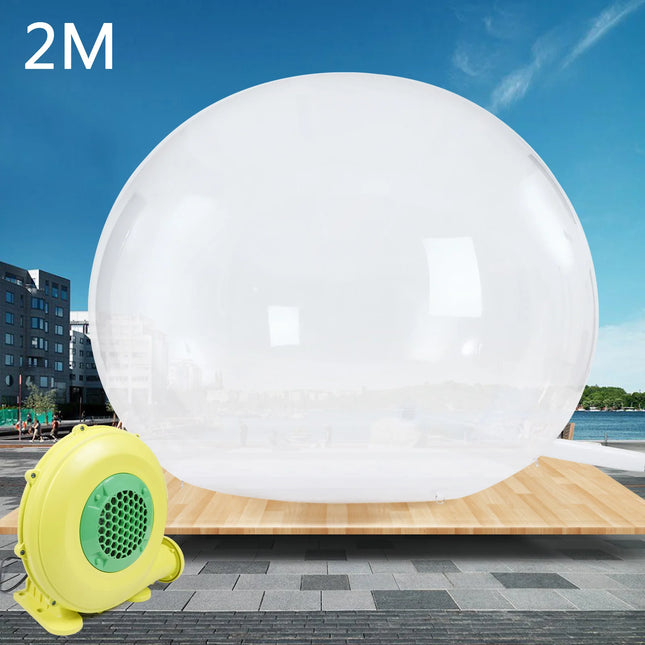 Inflatable Bubble Tent Transparent Dome with Blower for Camping and Vacation Advertising Event