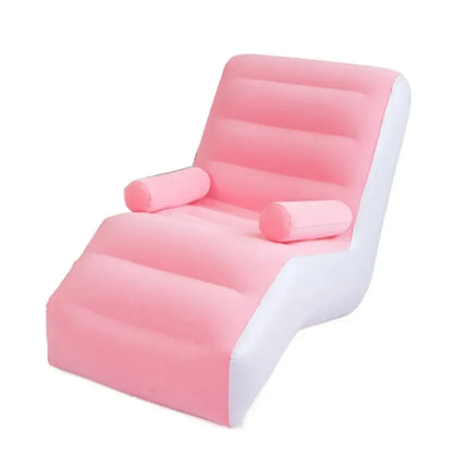 New Inflatable Lazy Sofa Fashionable Comfortable Lunch Break Recliner Indoor Foldable Bed Leisure Air Stool Furniture