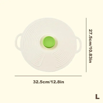 Silicone Fresh-keeping Lid Anti-spill Lid Dust-proof And Leak-proof Lid Kitchen Gadget Pot Lid Tableware Pot Lid Oil Cover Home