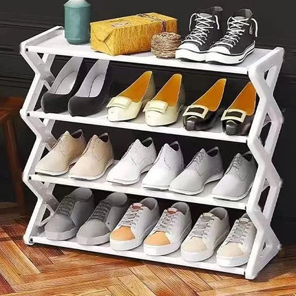 Cheap Shoes Organizer Shoe Organizer Shoe Rack Folding Shoemakers Shoe-shelf Mid-century Furniture Sneaker Living Room Cabinets