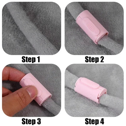 12/1Pcs BedSheet Quilt Clip Plastic Slip-Resistant Clamp Bed Clipper Cover Grippers Fasteners Mattress Holder for Bedroom Sheets