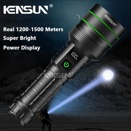 Super Long Range Tactical Torch High Power LED Flashlight USB Rechargeable Strong Light Lamp Outdoor Portable Lantern Waterproof