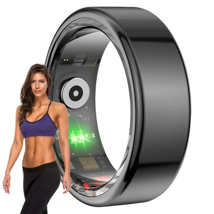 Multifunctional Smart Ring Health Tracker Heart Rate Body Temperature Blood Oxygen Monitor Waterproof Men Women