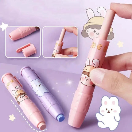 Stretchable Eraser Drawing Design Office Pressing Eraser Creative Cartoon Cute Student Stationery (Free Eraser Replacement Core)