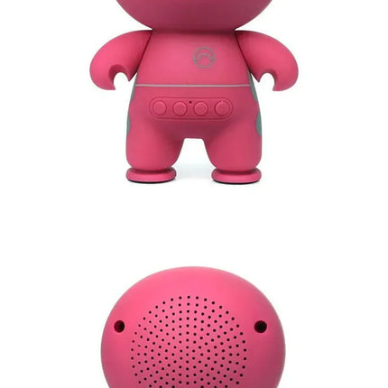 Mini Portable Speaker Cute Cartoon Baymax Smart Handfree Wireless Bluetooth with Microphone Wireless Bluetooth Speaker