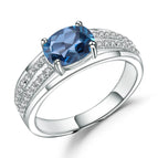 925 Sterling Silver / London Blue Topaz / CHINA | 8