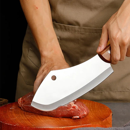 Heavy Knife Hand Forge Blade Boning Butcher Kitchen Knife Chef Cleaver Meat Chopping Vegetable Utility Knife Slicing Fish Fruit