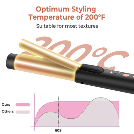 3 In 1 Ionic Hair Curler Straightener Professional Curling Iron Heated Hair Styling tool Anti-Scald Thermal iron Curl Wand