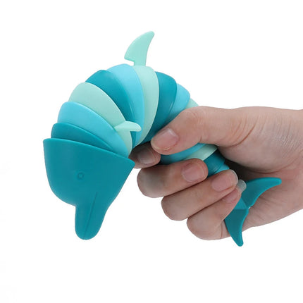 Creative Colorful Ocean Animal Shark Dolphin Adult Kids Stress Relief Toys Children's Early Education Puzzle Fun Fidget Toy