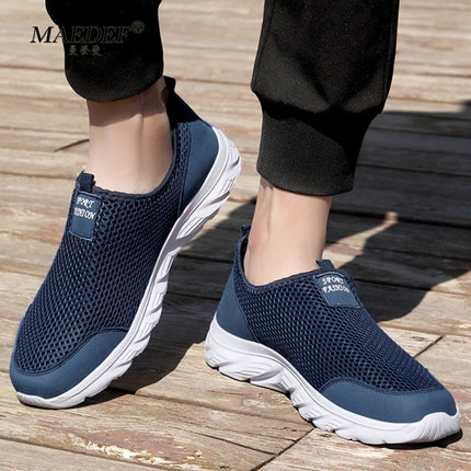 MAEDEF Men Casual Sport Shoes Summer Outdoor Non Slip Sneakers High Quality Mans Tenies Breathable Footwear Hot Sale Lazy Shoes