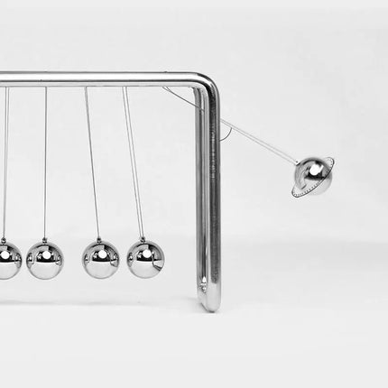 Newton Cradle Balance Steel Balls Science Pendulum Desk Toy Metal Pendulum Ball School Teaching Supplies Creative Decoration