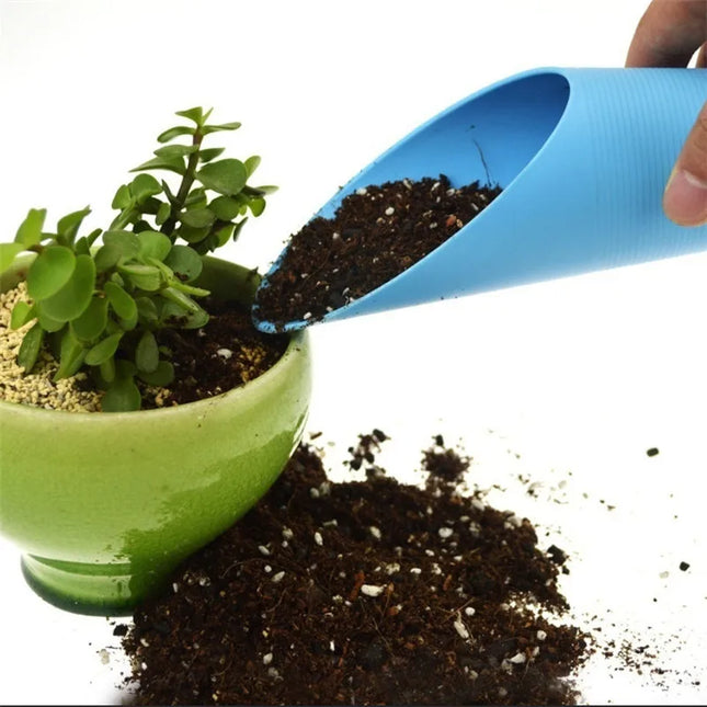 1Pc New Soil Plastic Spade Shovel Cup Succulent DIY Bonsai Plant Helper Garden Tool