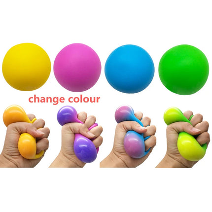 Colorful Vent Ball Safe Squeeze Fidget Toy Adorable Anti-stress Ball TPR Colored Vent Ball Toy Squeezing Toys Relieve Stress