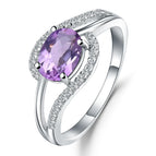 925 Sterling Silver / Amethyst / United States | 10