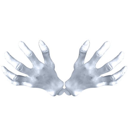 Halloween Plastic Fake Human Hands Party Horror Props Halloween Decorations Two Piece Set Of Halloween Witch Hands