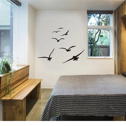 Diy Background Wall Sticker Flying Birdie Removable Wall Sticker For Living Room Bedroom Windows Wall Sticker Home Decoration