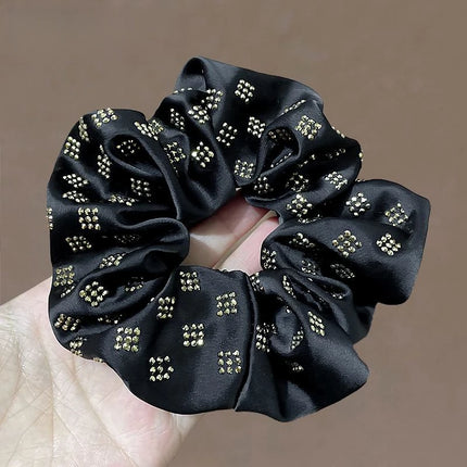 Bow Hair Fantaisie Tie  Elastic Hair Bands  Yarn Silk Flower  Headdress Elastique Cheveux Fille for Hair Accessories Woman