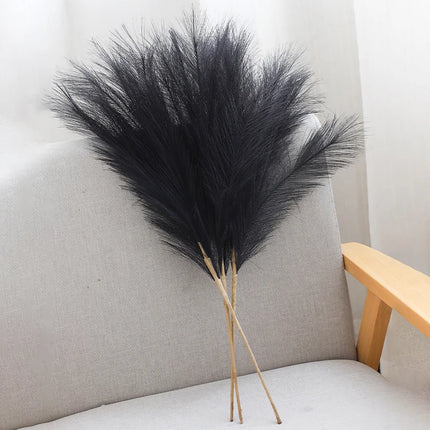 100cm Artificial Pampas Boho Decorative Flowers Home Party Table Flower Arrangement Decoration Wedding Deco Fluffy Reed Grass