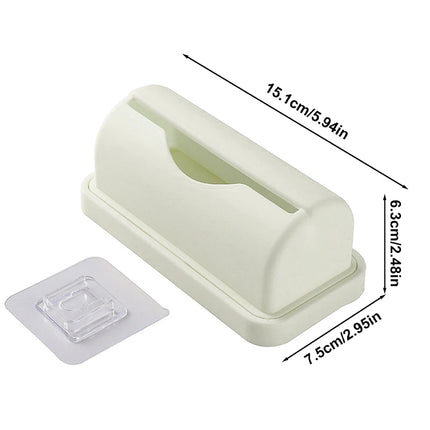 Wall Mounted Trash Bags Storage Box Garbage Bag Dispenser for Kitchen Bathroom Grocery Bag Holder Kitchen Plastic Bags Container