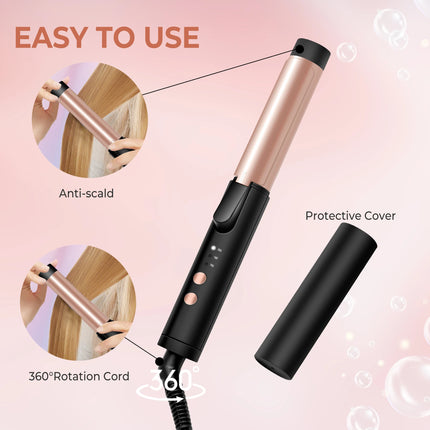 3 In 1 Ionic Hair Curler Straightener Professional Curling Iron Heated Hair Styling tool Anti-Scald Thermal iron Curl Wand